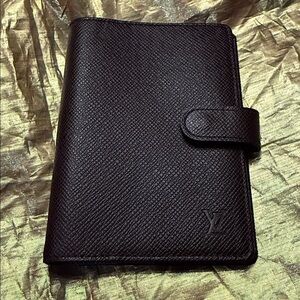 Brown Louis Vuitton Wallet Agenda Diary Organizer planner